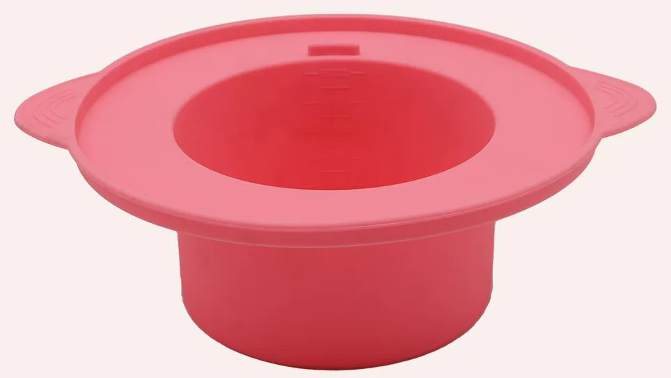 Collapsible silicone bowl accessory 500ml